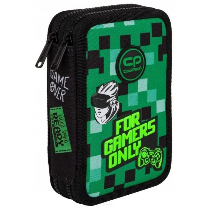 Coolpack Κασετίνα Διπλή Γεμάτη Jumper 2 Game Zone  F066826