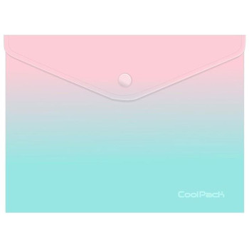 Coolpack Φάκελος Με Κουμπί Πλαστικός Α4 Strawberry 29821CP