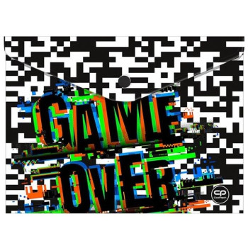 Coolpack Φάκελος Με Κουμπί Πλαστικός Α4 Game Over 25526CP