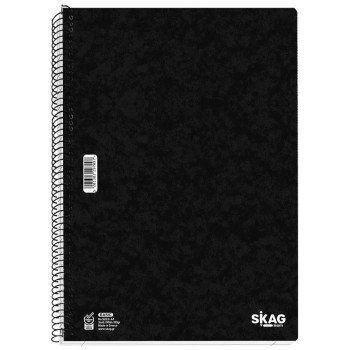 Skag Τετράδιο Black Basic 17x25cm 3 Θεμάτων 80gr N.9213 297172