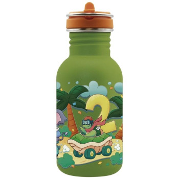 Laken Jumping Παιδικός Θερμός Ανοξείδωτο Καλαμάκι Πράσινο Χρώμα Ζωακια 0.5ml Laken Jumping Παιδικός Θερμός Ανοξείδωτο Καλαμάκι Πράσινο Χρώμα Ζωακια 0.5ml