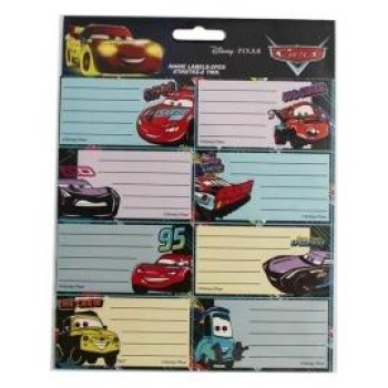 Gim Ετικέτες Τετραδίων 2τμχ Cars772-18246