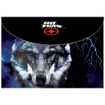 Φάκελος Κουμπί A4 No Fear Night Wolf BMU 3448-29580 Φάκελος Κουμπί A4 No Fear Night Wolf BMU 3448-29580