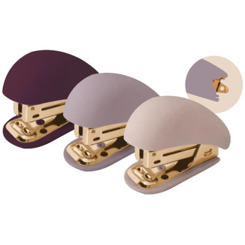 Interdruk Satin Gold Συρραπτικό Χειρός με Δυνατότητα Συρραφής έως 25 Φύλλα Mini Διάφορα Χρώματα Interdruk Satin Gold Συρραπτικό Χειρός με Δυνατότητα Συρραφής έως 25 Φύλλα Mini Διάφορα Χρώματα