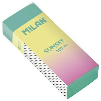Milan Γόμα Nata Πλαστική Sunset 4 Ασορτί Χρώματα Milan CPM320SN
