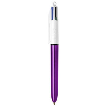 Bic Στυλό Ballpoint με Πολύχρωμο Mελάνι 4 Colours Shine Purple