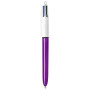 Bic Στυλό Ballpoint με Πολύχρωμο Mελάνι 4 Colours Shine Purple Bic Στυλό Ballpoint με Πολύχρωμο Mελάνι 4 Colours Shine Purple