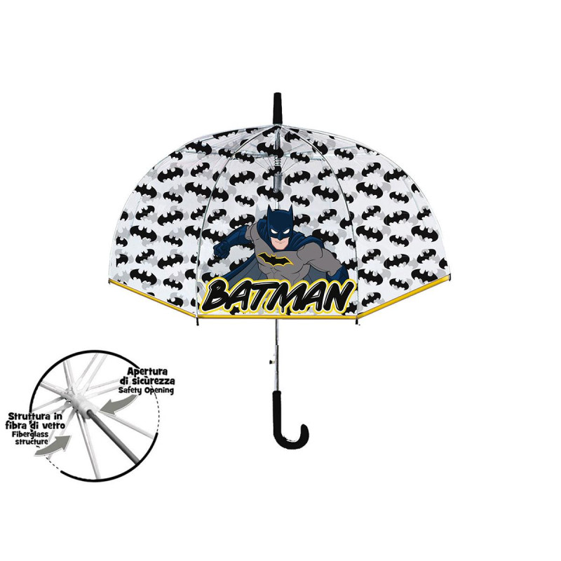 Coriex Παιδική ομπρέλα Διάφανη Batman 60cm L04574MC