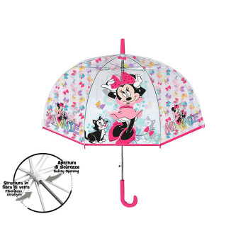 Coriex Παιδική ομπρέλα Διάφανη Minnie Mouse 60cm D06523MC Coriex Παιδική ομπρέλα Διάφανη Minnie Mouse 60cm D06523MC