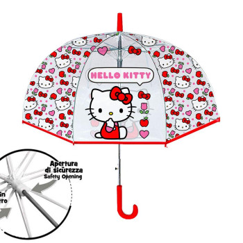 Coriex Παιδική Ομπρέλα Διάφανη Hello Kitty 60εκ. H09253mc Coriex Παιδική Ομπρέλα Διάφανη Hello Kitty 60εκ. H09253mc