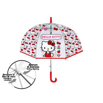 Coriex Παιδική Ομπρέλα Διάφανη Hello Kitty 60εκ. H09253mc Coriex Παιδική Ομπρέλα Διάφανη Hello Kitty 60εκ. H09253mc