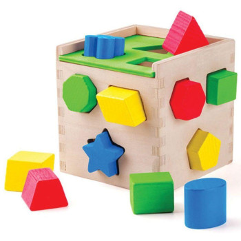 ΕΠΑ Toys Ξύλινος Κύβος Με Σχήματα 91866 ΕΠΑ Toys Ξύλινος Κύβος Με Σχήματα 91866