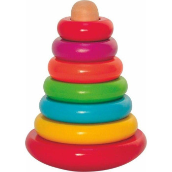 ΕΠΑ Toys Ξύλινη Πολύχρωμη Πυραμίδα 90003 ΕΠΑ Toys Ξύλινη Πολύχρωμη Πυραμίδα 90003