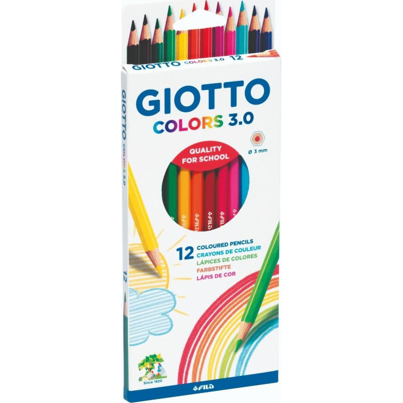 Giotto Ξυλομπογιές Colors 12 Τμχ 276600