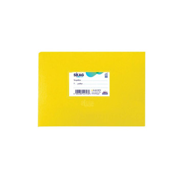 Skag Τετράδιο Super Πλάγιο 14x20cm 40φ 80gr Κίτρινo Skag Τετράδιο Super Πλάγιο 14x20cm 40φ 80gr Κίτρινo