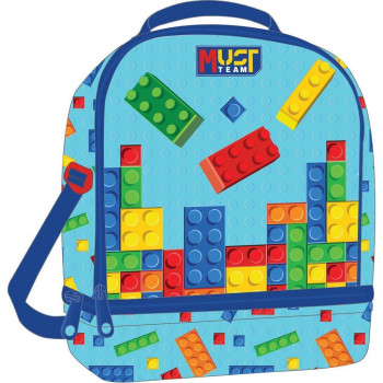 LUNCH BAG MUST TEAM YUMMY 22Χ16Χ28 ISOTHERMAL BRICKS LUNCH BAG MUST TEAM YUMMY 22Χ16Χ28 ISOTHERMAL BRICKS