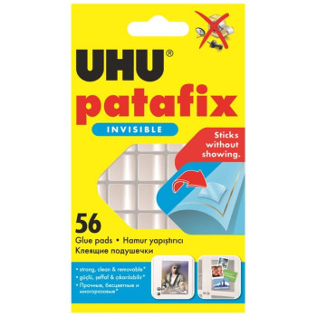 UHU Αυτοκόλλητα Πλαστελίνης Patafix Invisible 56τεμ. 37155 UHU Αυτοκόλλητα Πλαστελίνης Patafix Invisible 56τεμ. 37155