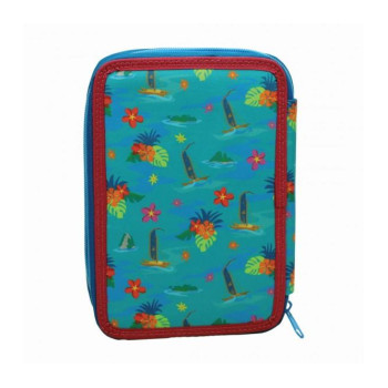 Κασετίνα Gim Διπλή Γεμάτη Vaiana Wave Κασετίνα Gim Διπλή Γεμάτη Vaiana Wave