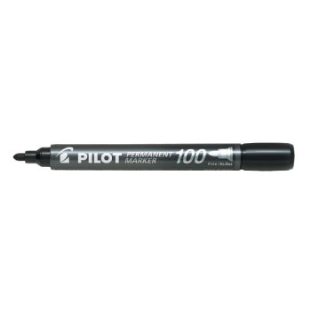 Pilot Μαρκαδόρος Ανεξίτηλος Broad στρογγυλη Black SCA-100-FB
