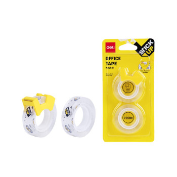 DELI ΚΟΛΛΗΤΙΚΗ ΤΑΙΝΙΑ ΔΙΑΦΑΝΗ ΜΕ ΒΑΣΗ BLISTER 2 ΤΕΜΑΧΙΑ 12mmx18.3m STICK UP DELI ΚΟΛΛΗΤΙΚΗ ΤΑΙΝΙΑ ΔΙΑΦΑΝΗ ΜΕ ΒΑΣΗ BLISTER 2 ΤΕΜΑΧΙΑ 12mmx18.3m STICK UP