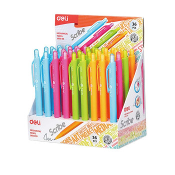 Deli Μολυβι Μηχανικο 5Mm Με Γομα Ασσορτι (231.60200)