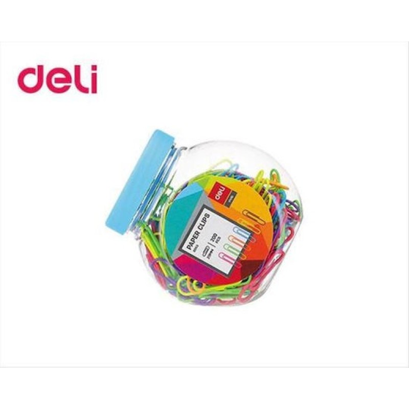 Deli Συνδετήρες Χρωμ. Πλαστ.Κουτί 29mm Νο 3 200Τ. 231.0053