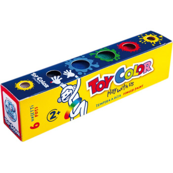 Δακτυλομπογιές toy color 25ml x 6 χρώματα Δακτυλομπογιές toy color 25ml x 6 χρώματα