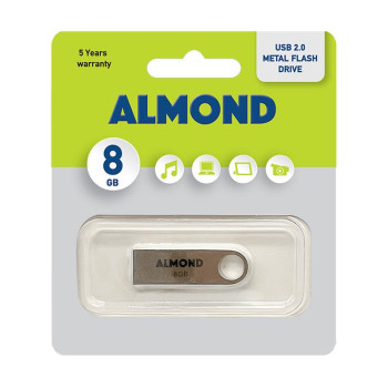 Almond Metal Flash Drive Usb 8GB 7747 Almond Metal Flash Drive Usb 8GB 7747