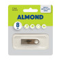 Almond Metal Flash Drive Usb 8GB 7747
