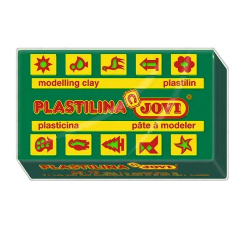 Jovi Πλαστελίνη 50gr Basic Πράσινο Σκούρο