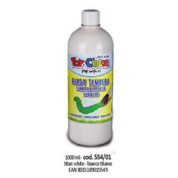 Toy Color Tέμπερα 1Lit Λευκή 554-01