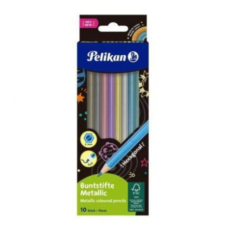 Pelikan Ξυλομπογιές Μεταλλικές (701235)