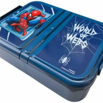 Gim Δοχείο Φαγητού 3 Χώρων Spiderman (557-00262)