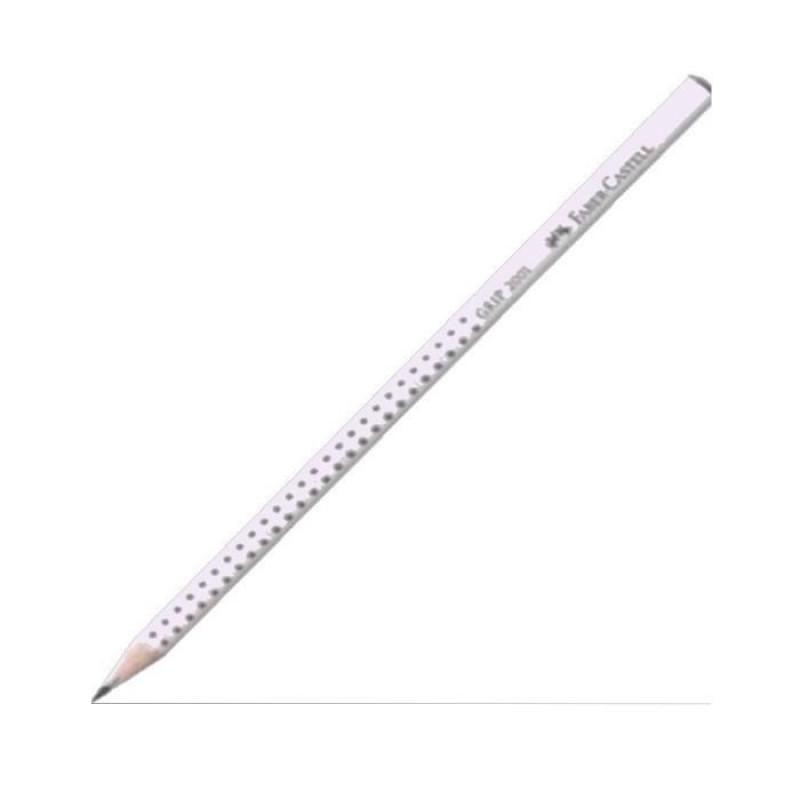 FABER CASTELL ΜΟΛΥΒΙ GRIP 2001 ΠΑΣΤΕΛ ΛΕΥΚΟ HB