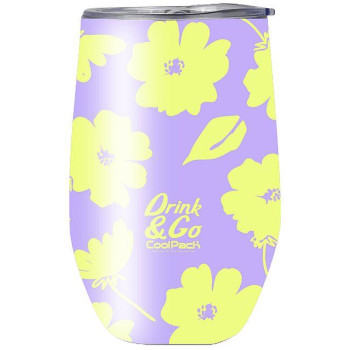 COOLPACK ΚΟΥΠΑ DRINK N GO 500 ml MISS - FLORES LILA Z27913 COOLPACK ΚΟΥΠΑ DRINK N GO 500 ml MISS - FLORES LILA Z27913