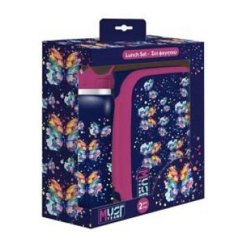 Φαγητοδοχειο Pp 800ml & Παγουρι Ανοξειδωτο 500ml Σετ Butterfly Φαγητοδοχειο Pp 800ml & Παγουρι Ανοξειδωτο 500ml Σετ Butterfly