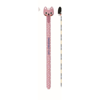 GIM Erasable Pen Cat Pink