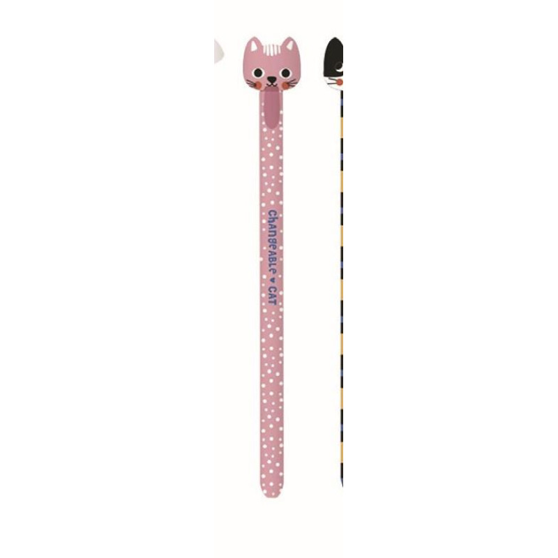 GIM Erasable Pen Cat Pink GIM Erasable Pen Cat Pink