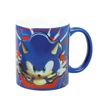 GIM Sonic The Hedgehog Κούπα Κεραμική Απλή 325Ml GIM Sonic The Hedgehog Κούπα Κεραμική Απλή 325Ml