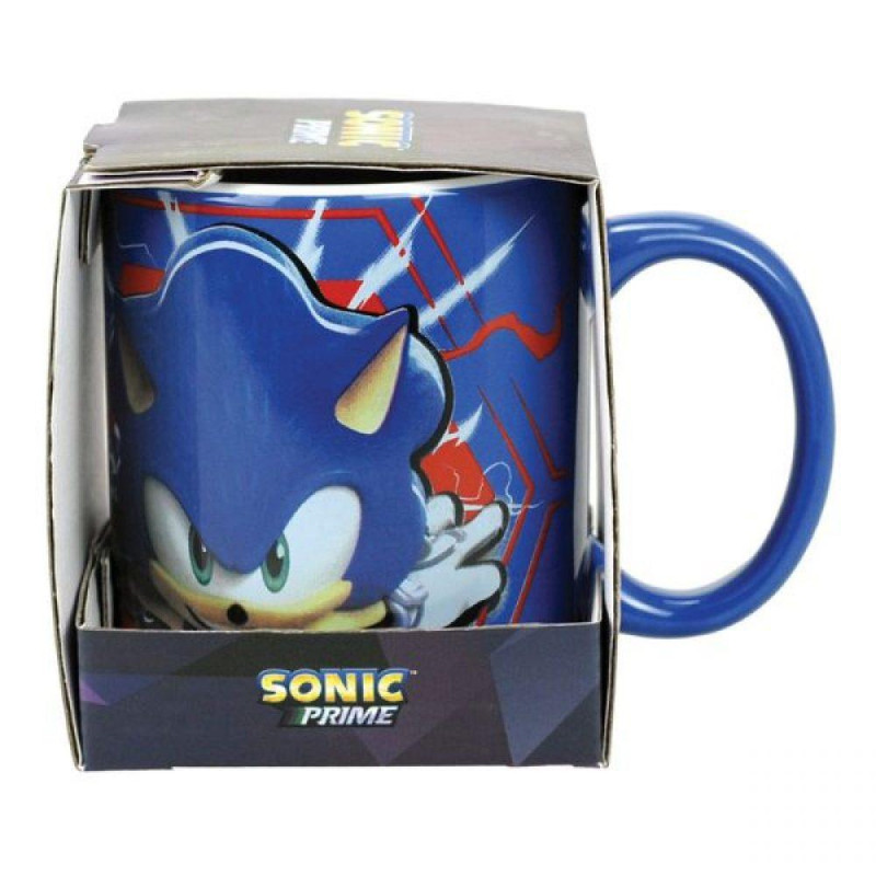 GIM Sonic The Hedgehog Κούπα Κεραμική Απλή 325Ml