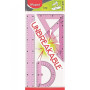 Maped Σετ Οργάνων Γεωμετρίας 4 Tεμ Με 30 Cm Χάρακα Unbreakable 981701