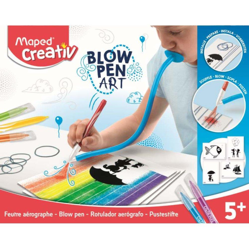 Κατασκευή Maped Creative Blowpen Art με λάστιχα Κατασκευή Maped Creative Blowpen Art με λάστιχα