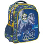Must Τσάντα Πλάτης Δημοτικού 32x18x43 3Θήκες Jurassic Strike Attack 570897
