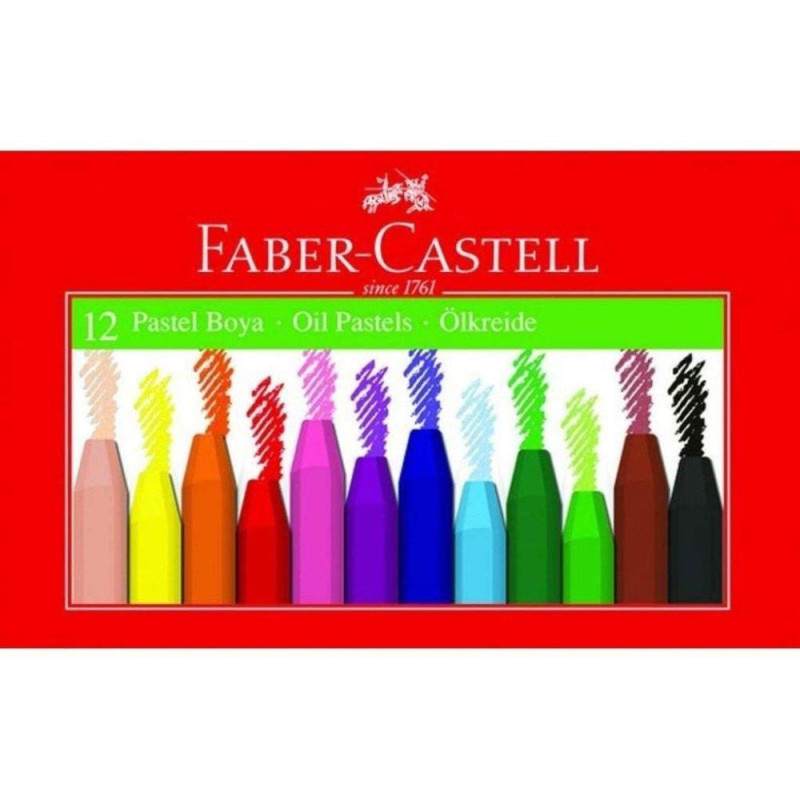 Faber Castell Κραγιόν Λαδοπαστελ 12pcs 277066