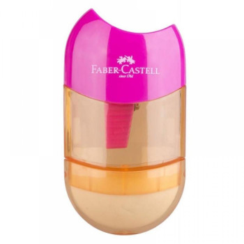 Faber Castell Γόμα-Ξύστρα Apple Combi Δίχρωμη 183604