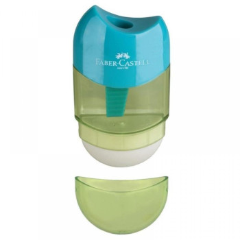 Faber Castell Γόμα-Ξύστρα Apple Combi Δίχρωμη 183604 Faber Castell Γόμα-Ξύστρα Apple Combi Δίχρωμη 183604