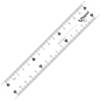 Χάρακας Cristal 15cm Χάρακας Cristal 15cm