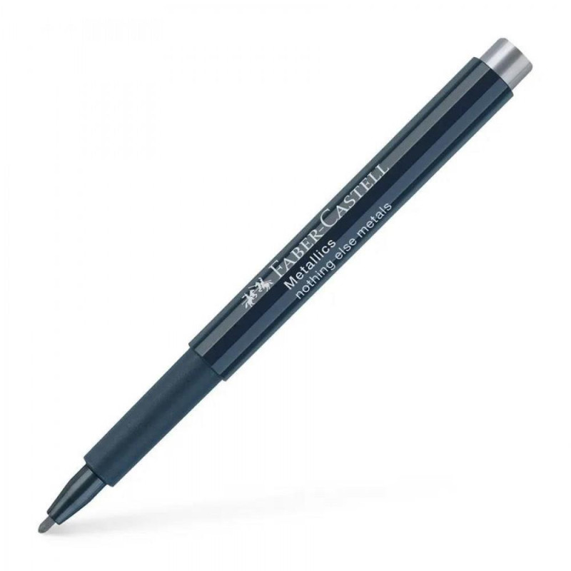 FABER CASTELL ΜΑΡΚΑΔΟΡΟΣ ΜΕΤΑΛΛΙΚΟΣ ΑΣΗΜΙ 1.5mm NOTHING ELSE METALS 160751