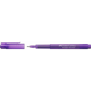 Faber Castell Μαρκαδοράκι Fineliner Broadpen 0.8mm 1554 Voilet Faber Castell Μαρκαδοράκι Fineliner Broadpen 0.8mm 1554 Voilet
