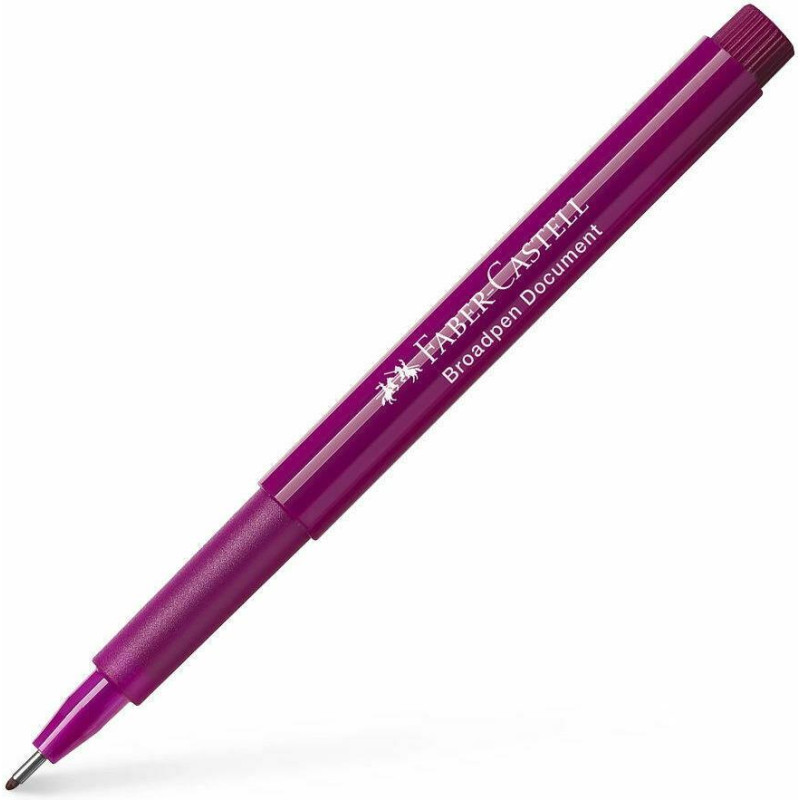 Faber Castell Μαρκαδοράκι Fineliner Magenta Broadpen 0.8mm 1554